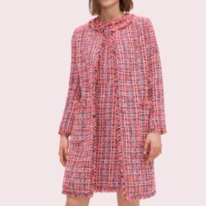 Kate Spade Multi Tweed Coat